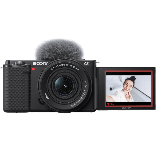 Sony Cámara ZVE10 KB con Objetivo 16-50M