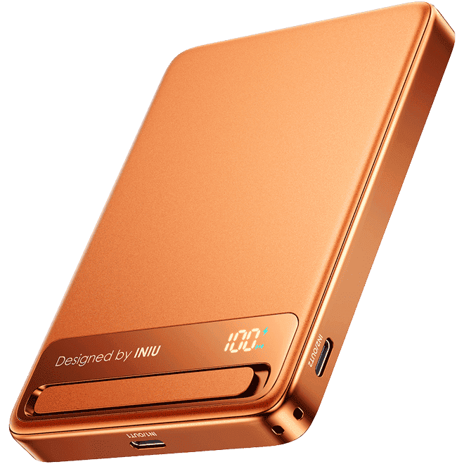 Iniu MagSafe 10K QI2.2 25W Naranja
