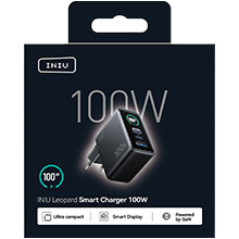 Iniu Cargador Leopard Display 100W