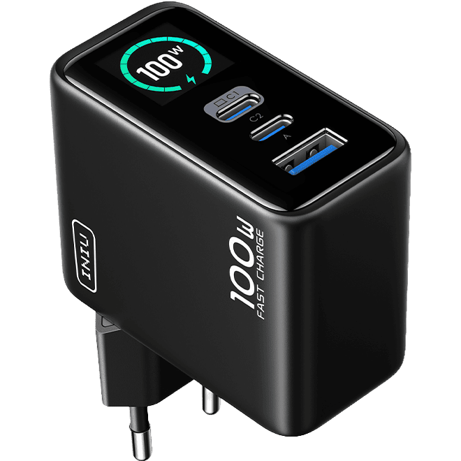 Iniu Cargador Leopard Display 100W