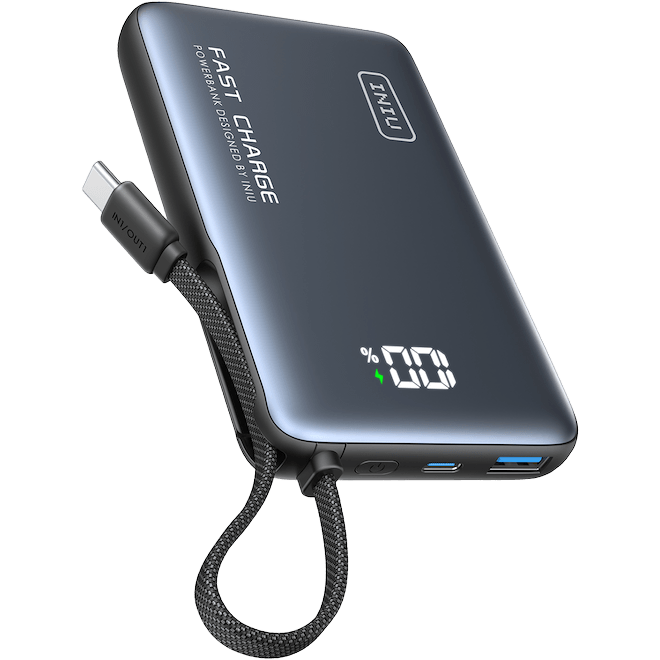 Iniu Power Bank Pocket 10K 45W Negro