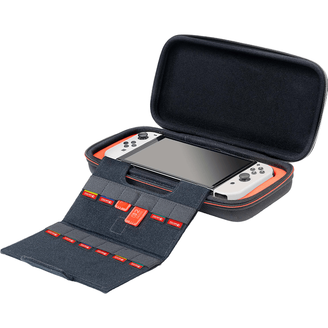 Nintendo Switch 2 con Zelda y funda con batería extraíble