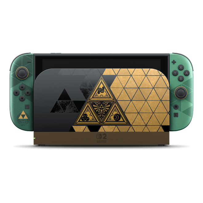 Nintendo Switch 2 Edición Zelda 40 aniversario con batería externa