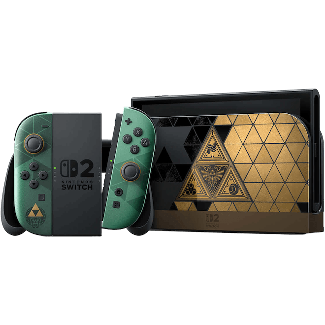 Nintendo Switch 2 Edición Zelda 40 aniversario con batería externa