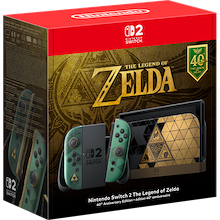 Nintendo Switch 2 Edición Zelda 40 aniversario con batería externa