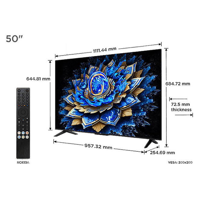 TCL 50T69C QLED de 50”