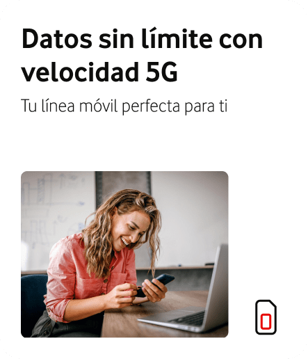 Datos sin límite con velocidad 5G